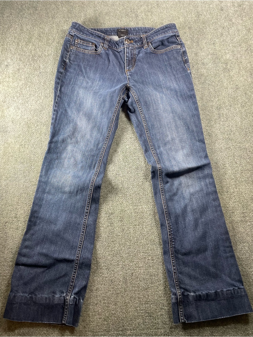 Ann Taylor‎ Women's Low Rise Dark Blue Bootcut Jeans